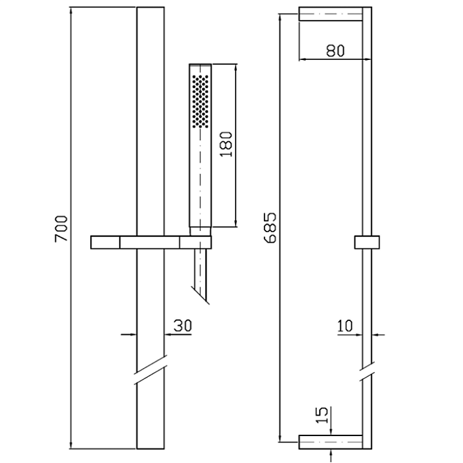 Душевая стойка Zucchetti Shower - фото-2 | interior market