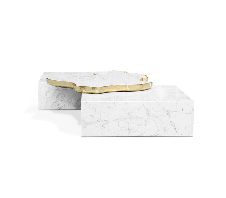 Журнальный столик Boca do Lobo Navarra Carrara Center Table - фото-4 | interior market