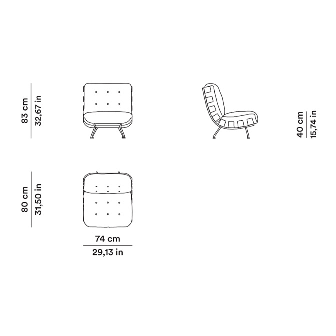 Кресло Tacchini Costela - фото-4 | interior market