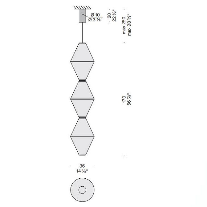 Потолочный светильник  De Padova HELIUM - фото-2 | interior market