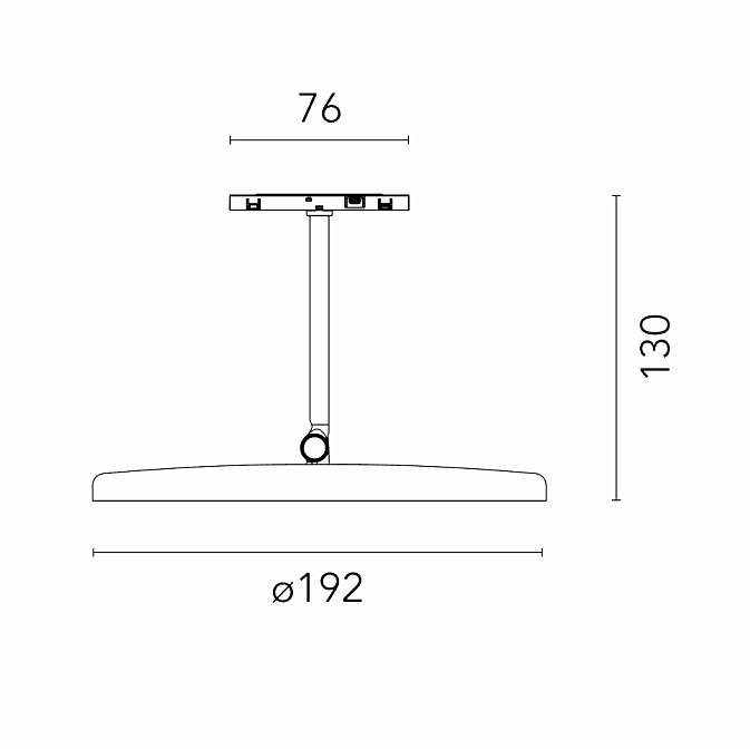 Потолочный светильник  Flos ATOM 200 - фото-2 | interior market