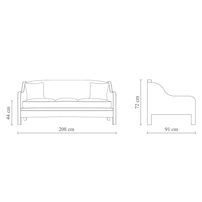 Прямой диван Mis En Demeure Avenue - фото-4 | interior market