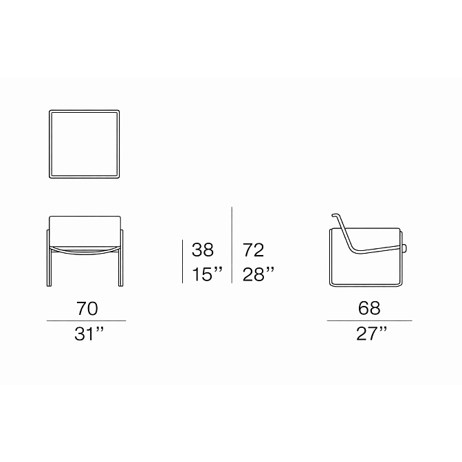 Кресло для улицы Paola lenti Baleari - фото-5 | interior market