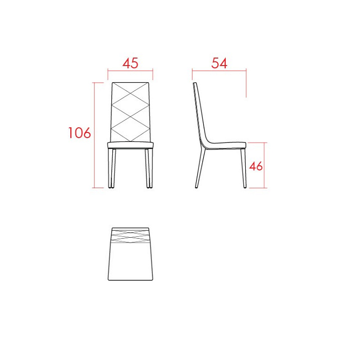 Обеденный стул JNL TIFFANY - фото-3 | interior market