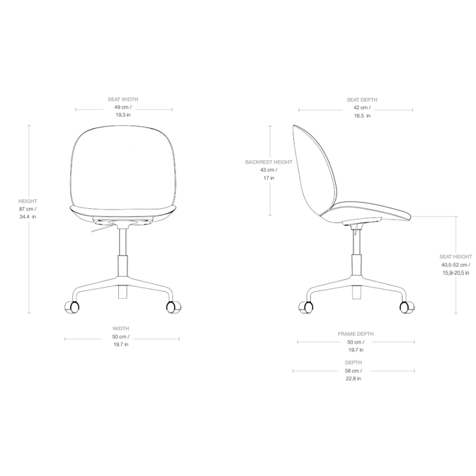Стул Gubi Beetle - фото-3 | interior market