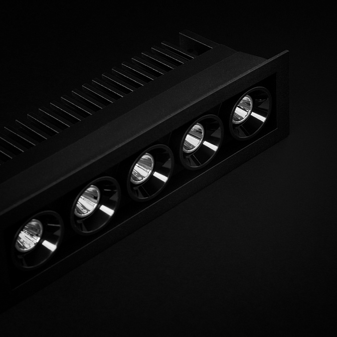 Встраиваемый светильник  Arkos Light BLACK FOSTER MICRO RECESSED 5 2700K N - фото-2 | interior market