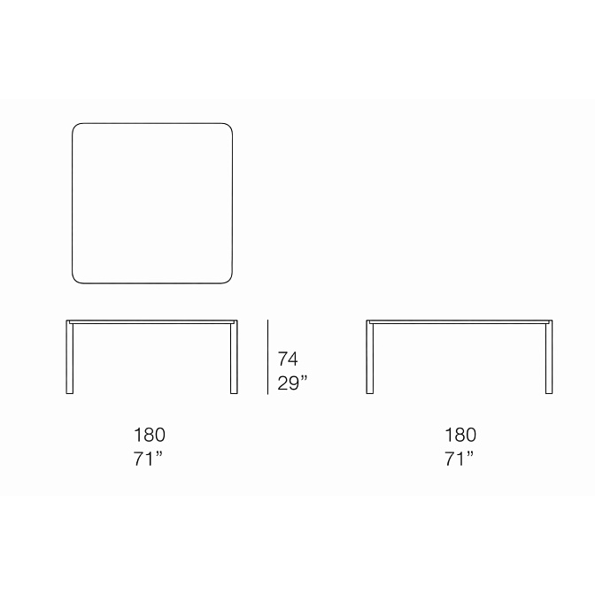 Обеденный стол Paola lenti Elon - фото-4 | interior market