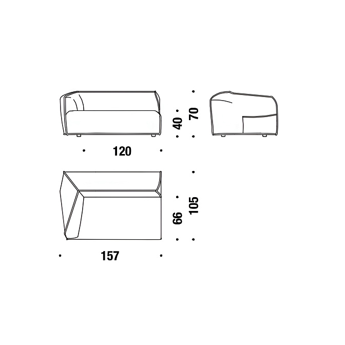 Модульный диван Moroso M.a.s.s.a.s. - фото-3 | interior market