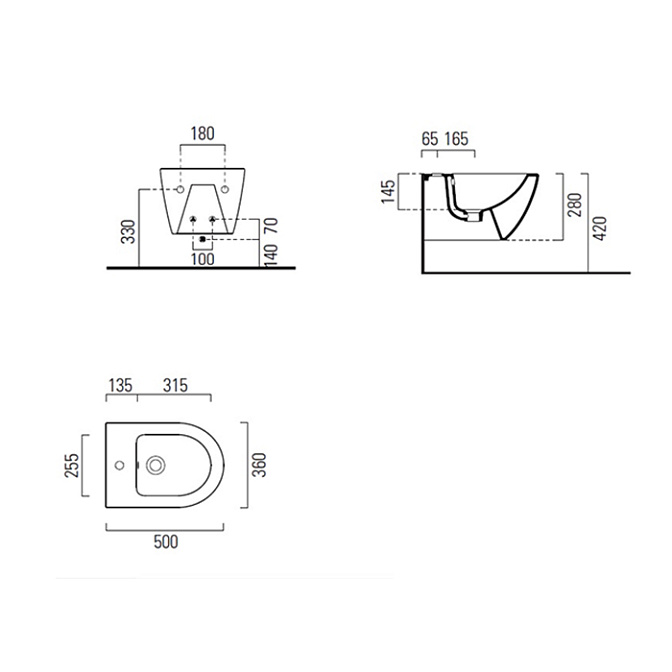 Подвесное биде GSI Pura - фото-2 | interior market