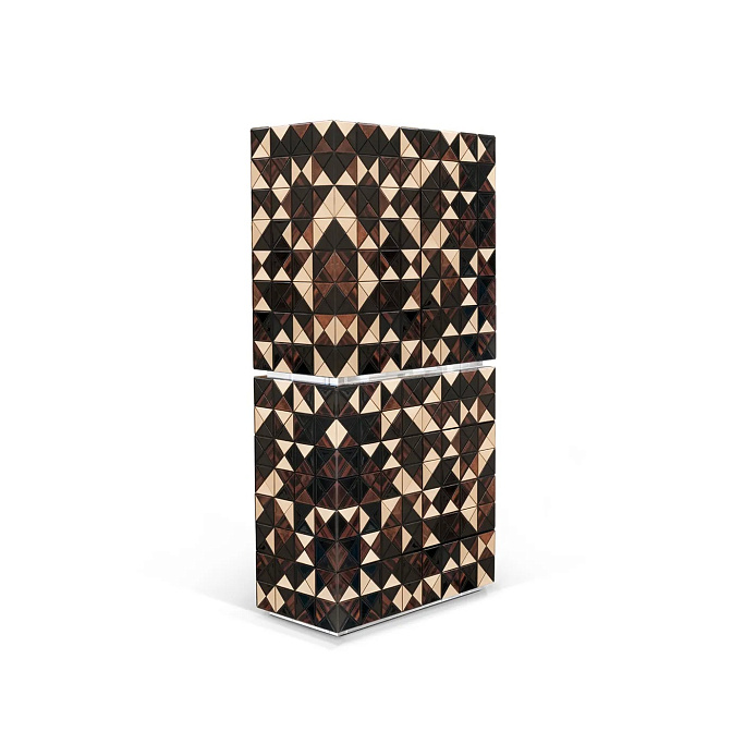 Шкаф Boca do Lobo Pixel Ii Walnut Cabinet - фото-2 | interior market