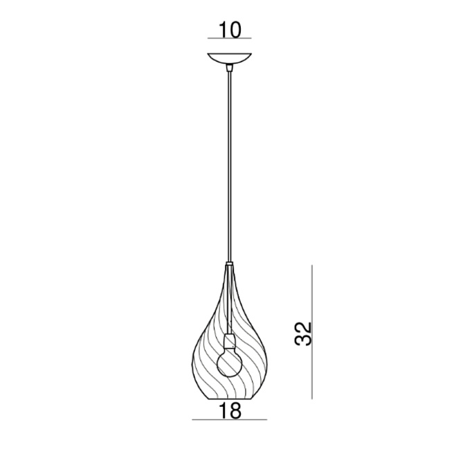 Потолочный светильник  CANGINI&TUCCI LACRIMA - фото-4 | interior market