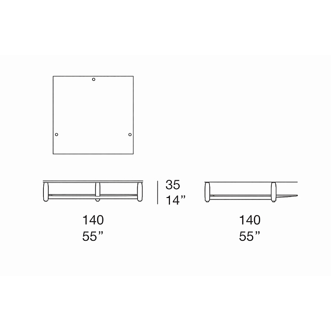 Журнальный столик Paola lenti Harvey - фото-4 | interior market