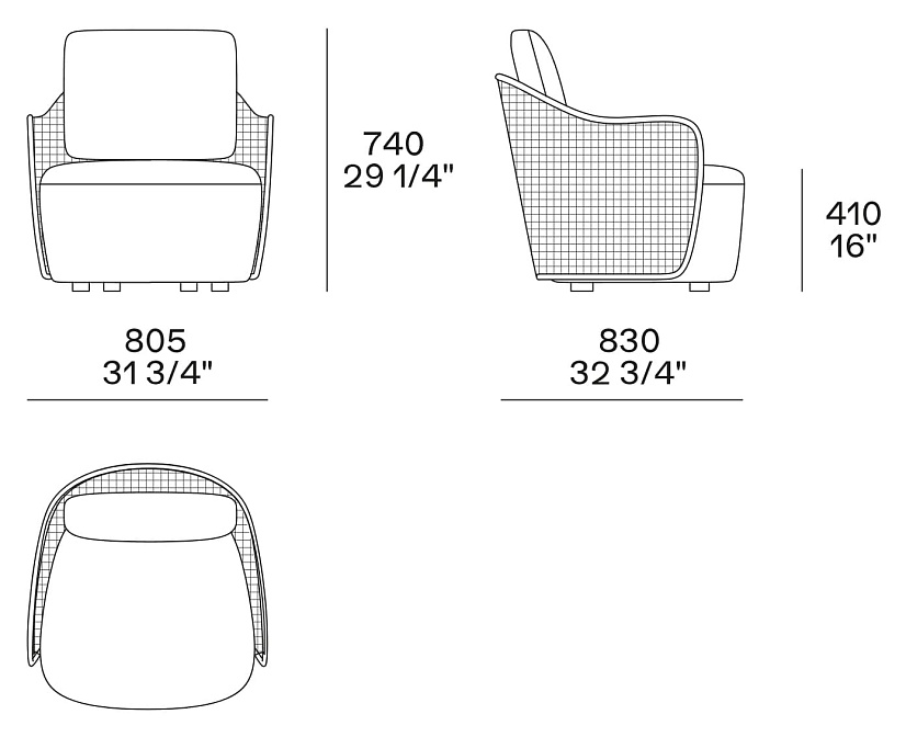 Кресло для улицы Poliform Mad Out - фото-6 | interior market