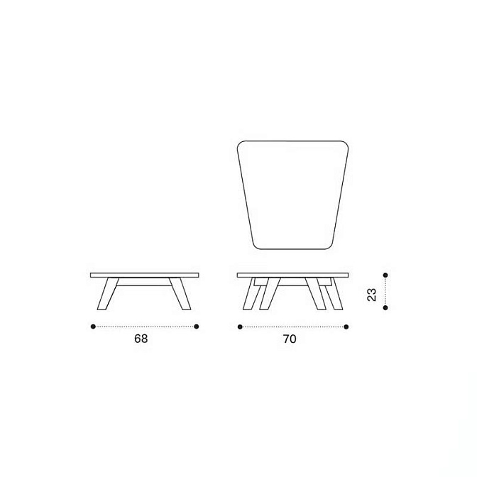 Журнальный столик Ethimo Rafael - фото-4 | interior market