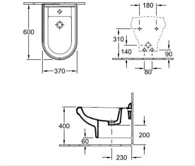 Сантехника из керамики VILLEROY&BOCH Hommage - фото-2 | interior market