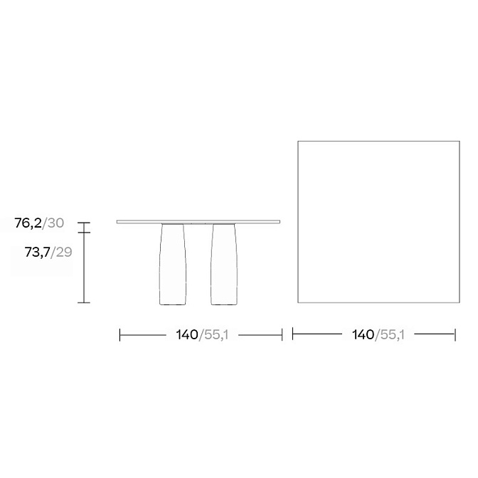 Обеденный стол Kettal Il Colonnato - фото-2 | interior market