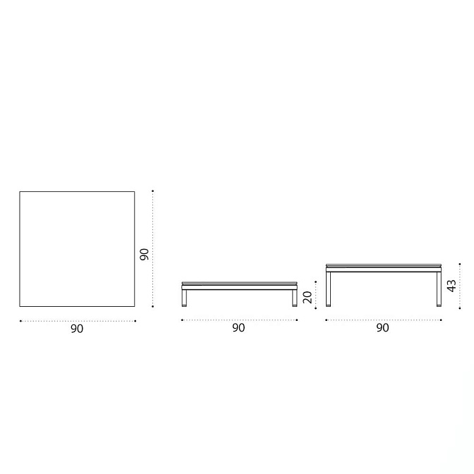 Журнальный столик Ethimo Baia Natural - фото-2 | interior market