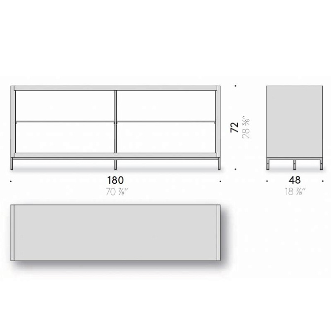Комод De Padova COMBI SIDEBOARD - фото-2 | interior market