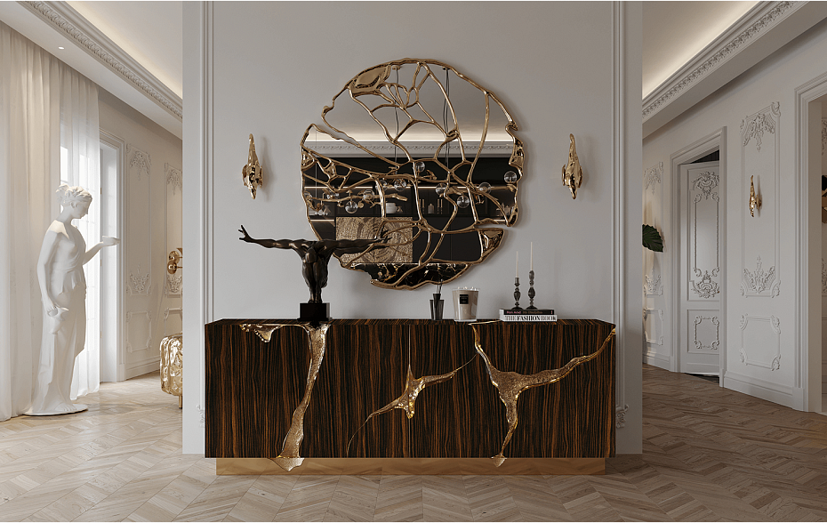 Комод Boca do Lobo Lapiaz Ebony - фото-4 | interior market
