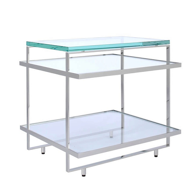 Журнальный столик Bolier Frost 3 Tier End Table - фото-2 | interior market