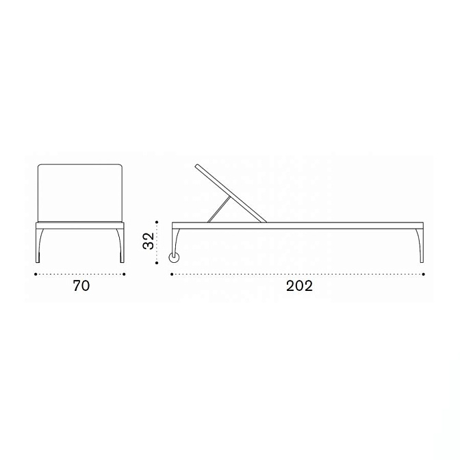 Шезлонг для улицы Ethimo Infinity - фото-3 | interior market