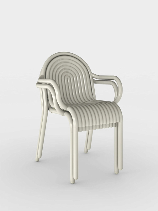 Стул для улицы Tom Dixon Groove Arm Chair - фото-6 | interior market