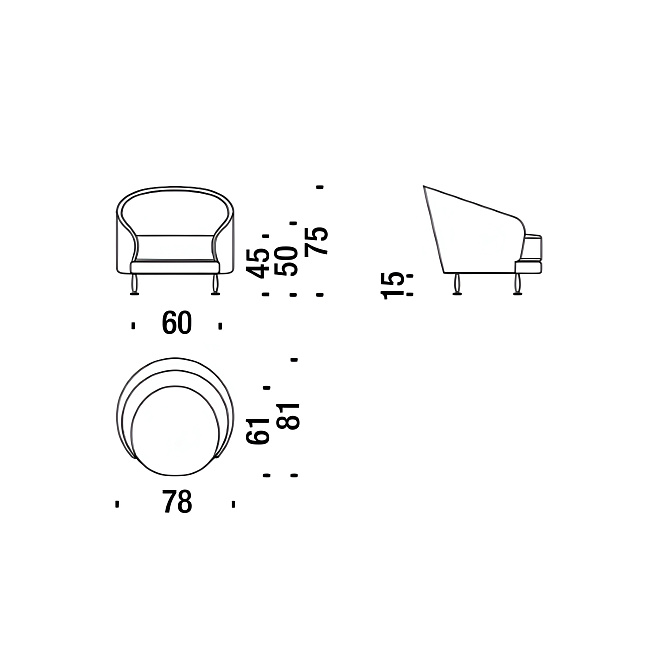 Кресло Moroso New-tone - фото-2 | interior market