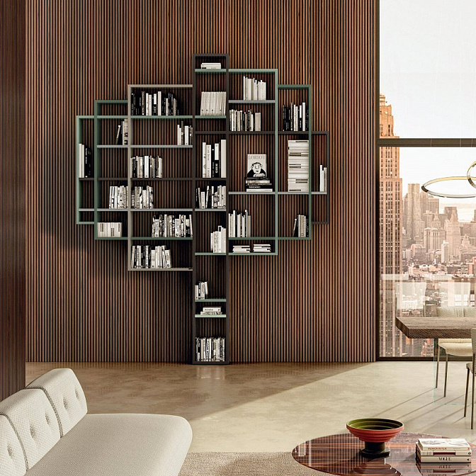 Модульный настенный стеллаж Lago 30mm - фото-1 | interior market