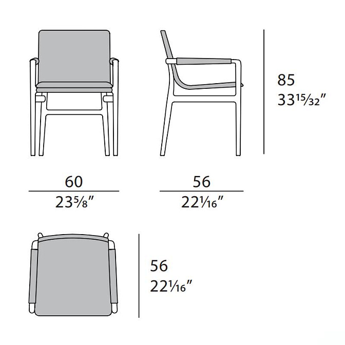 Обеденный стул Turri Nabi - фото-6 | interior market