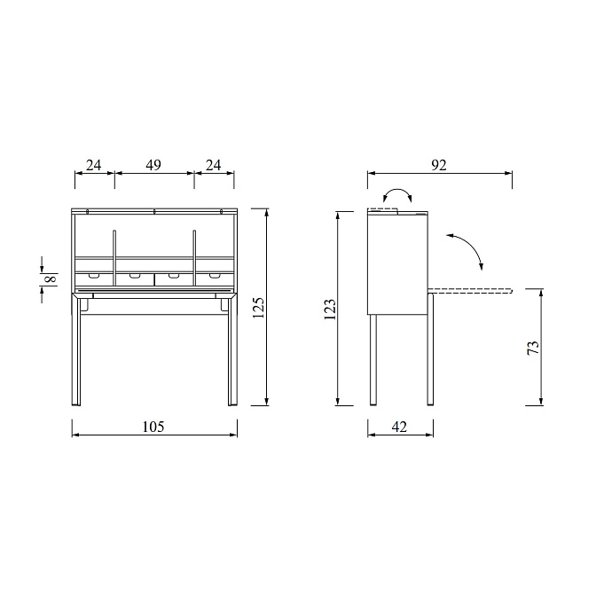 Письменный стол Classicon Orcus - фото-6 | interior market