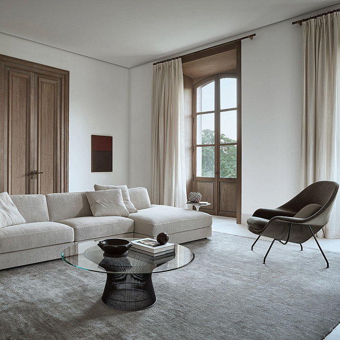 Журнальный столик Knoll Platner - фото-3 | interior market