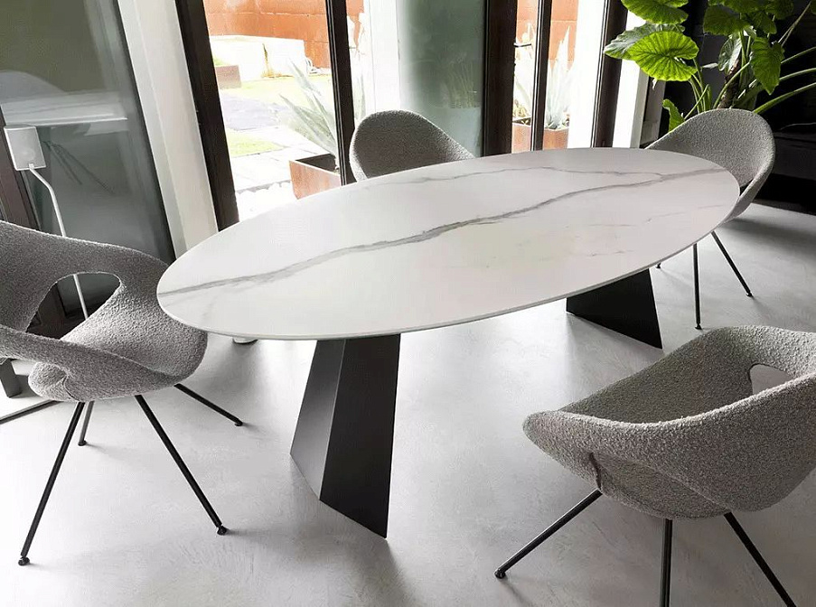 Обеденный стол Tonon Steel Table - фото-4 | interior market