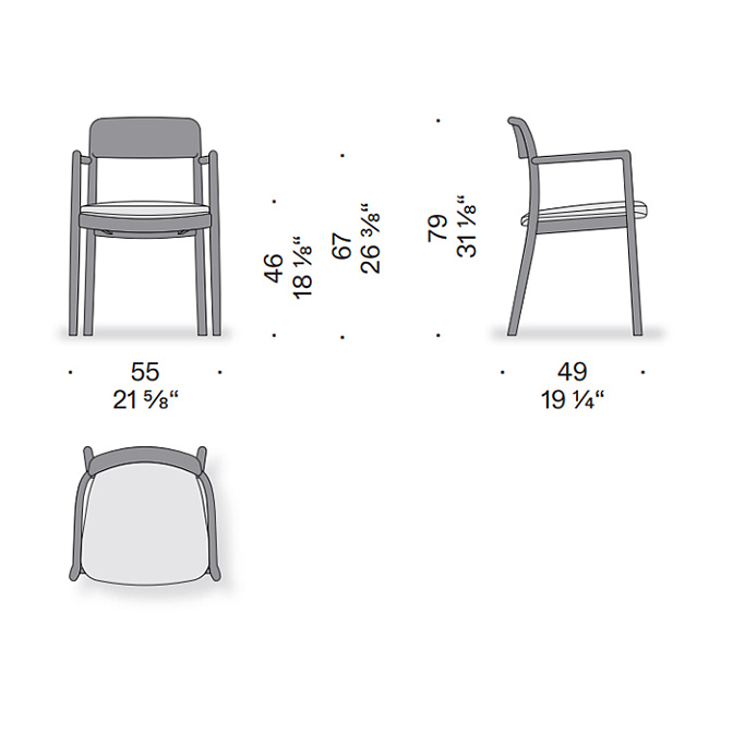 Стул De Padova Villetta - фото-6 | interior market