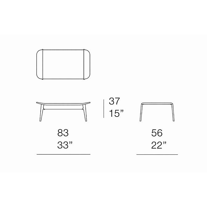 Табурет Paola lenti Telar - фото-3 | interior market