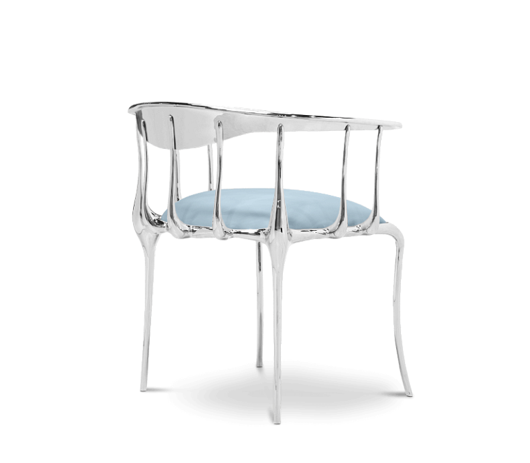 Обеденный стул Boca do Lobo Nº 11 Silver Chair - фото-4 | interior market