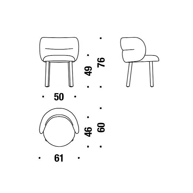 Стул Moroso Getlucky - фото-2 | interior market