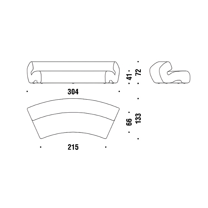 Модульный диван Moroso Gruuve - фото-3 | interior market