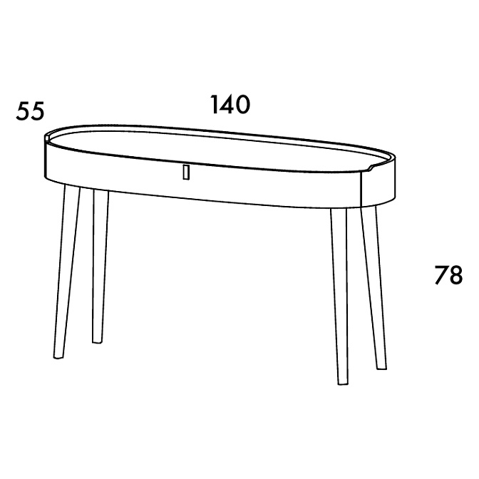 Туалетный столик Olivieri Kale - фото-5 | interior market