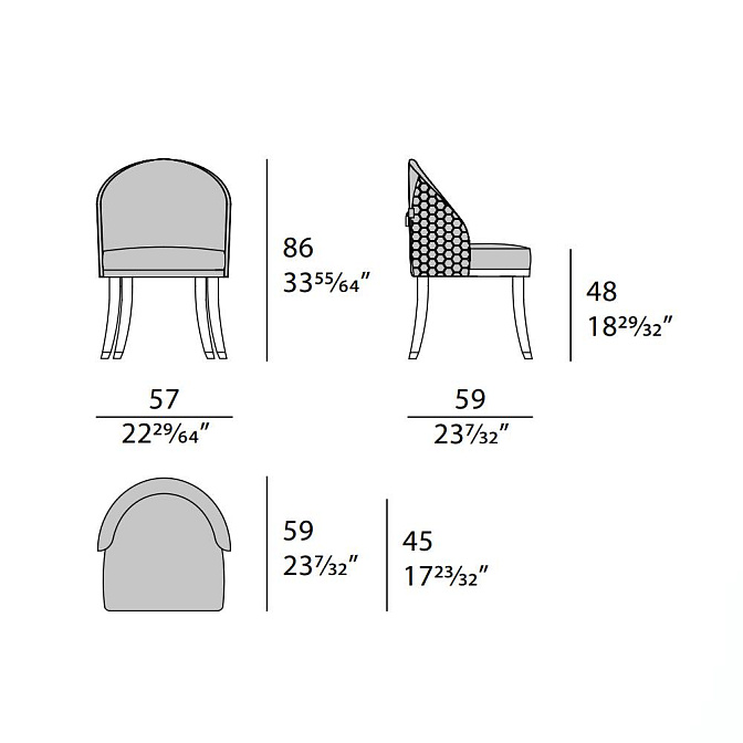 Стул обеденный Turri Vogue - фото-8 | interior market