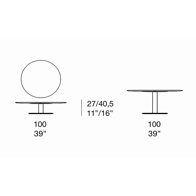 Журнальный столик Paola lenti GIRO - фото-5 | interior market