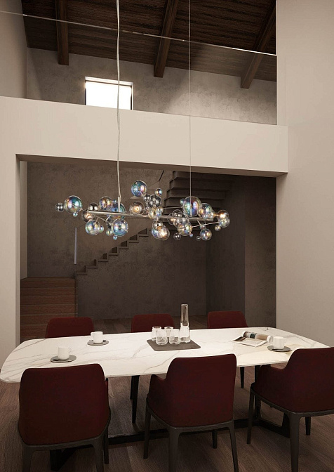 Потолочный светильник  Brand Van Egmond Bubbles Hanging Lamp Long - фото-2 | interior market