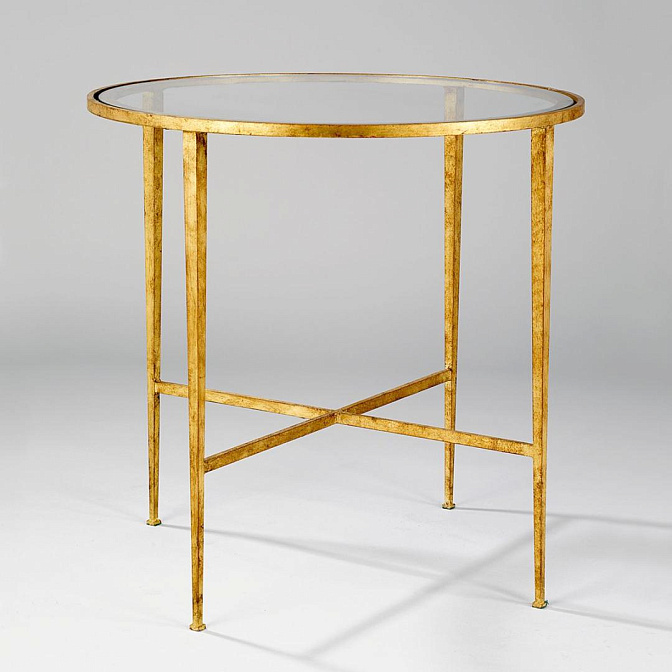 Журнальный столик Vaughan designs Helmsley Round Side Table - фото-1 | interior market