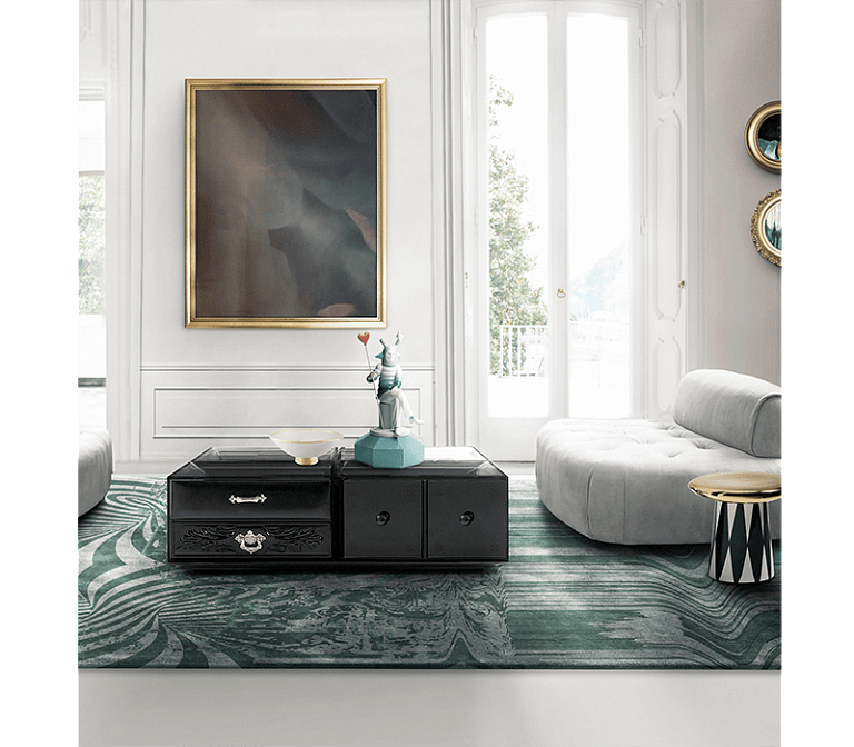 Журнальный столик Boca do Lobo Soho Black Coffee Table - фото-2 | interior market