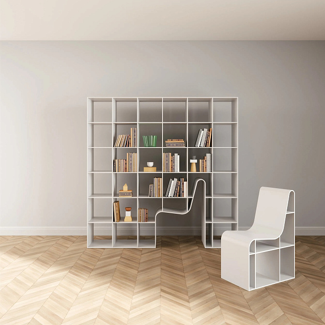 Стеллаж  ALIAS Bookchair - фото-3 | interior market