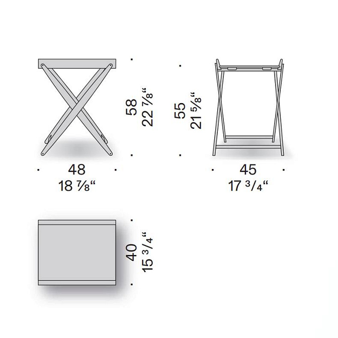 Приставной столик De Padova Mini Mate - фото-4 | interior market