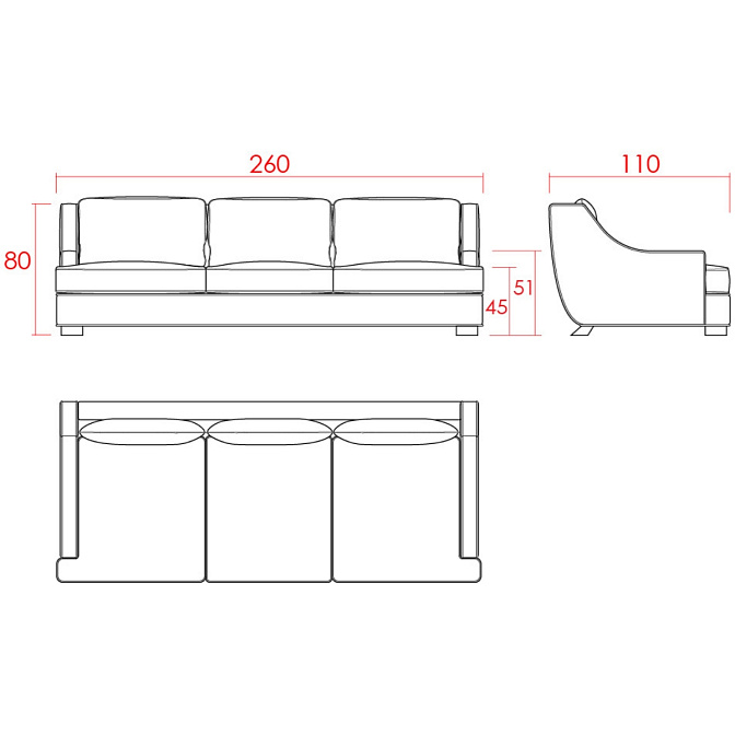 Диван JNL Deauville - фото-3 | interior market