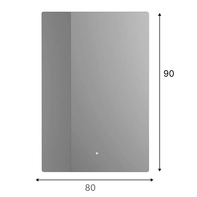 Зеркало для ванной SALINI OMBRA с LED подсветкой - фото-1 | interior market