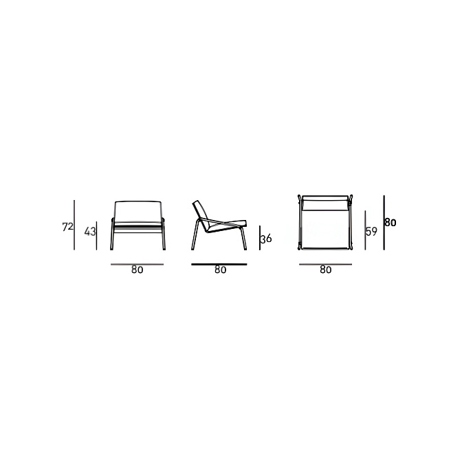 Кресло Living Divani Fillet - фото-4 | interior market