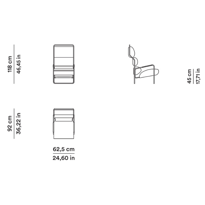 Кресло Tacchini Le Mura - фото-3 | interior market