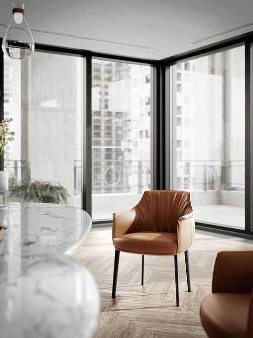 Обеденный стул Poltrona frau Archibald large - фото-4 | interior market